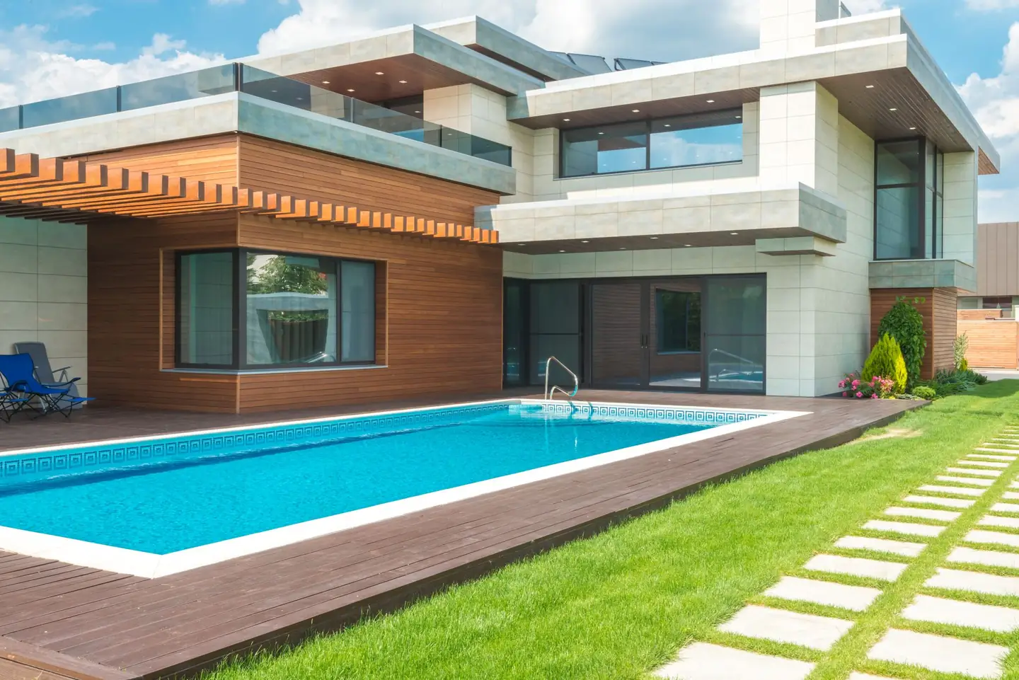 Swimming pool built in St Helena, NSW